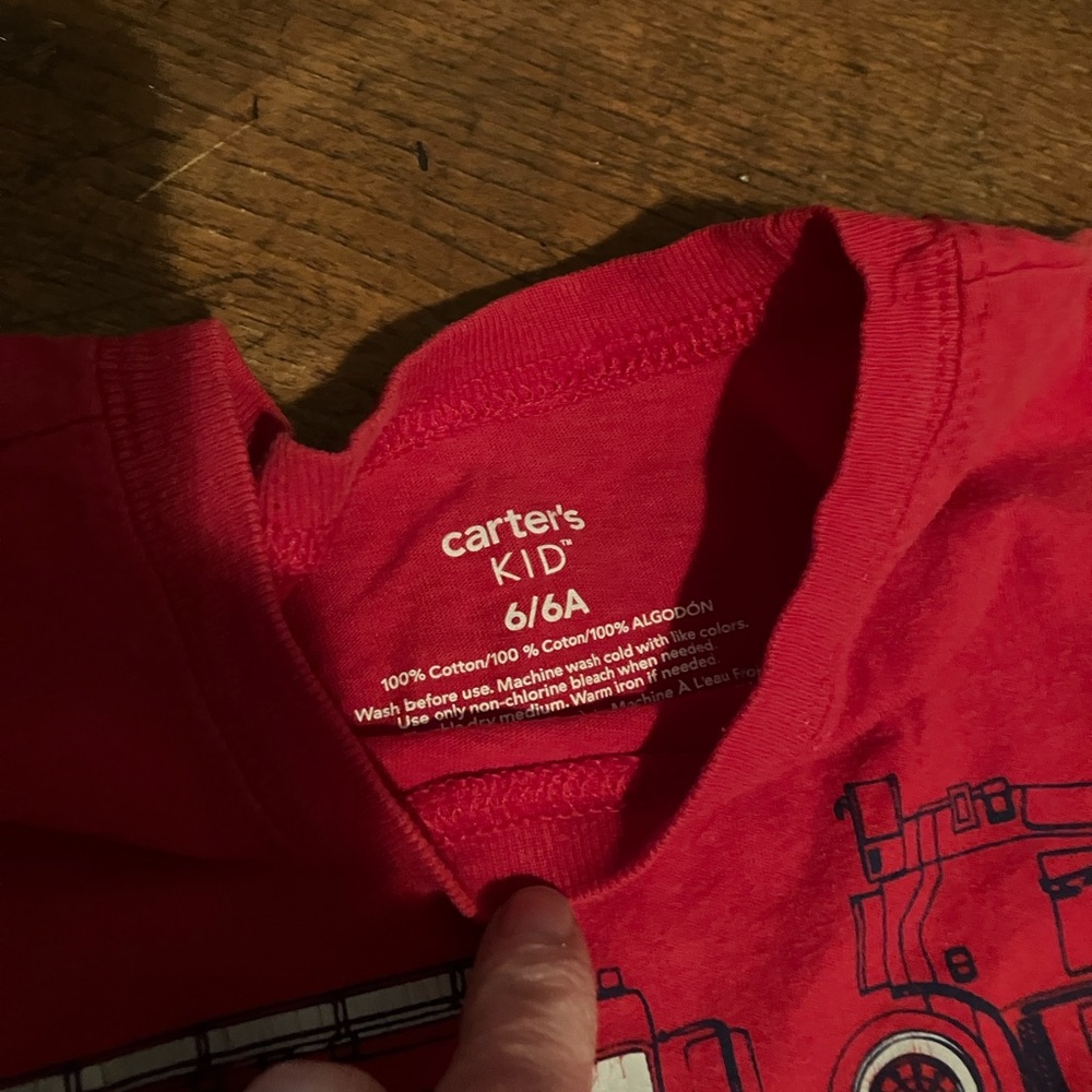 2/40$ Bundle 9 pieces Carters Osh 100% cotton size 6 - Picture 13 of 14